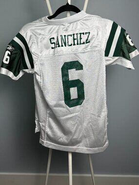 VTG Reebok Mark Sanchez NY Jets Jersey Medium